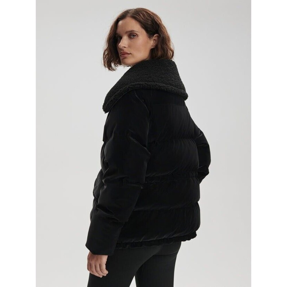 Varley Roseville Down Jacket Puffer Black Small MSRP $398 - Picture 3 of 9